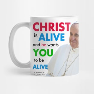 Christ is Alive (Christus Vivit) in colour Mug